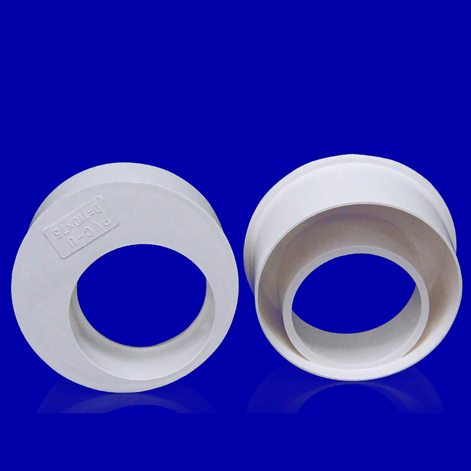 PVC Eccentric Reducer Bush Water Adhesive Fittings 50  75 110mm Drain Waste Vent