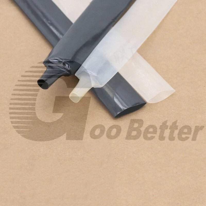 PVDF Heat Shrink Tubing — Ø0.8mm to Ø25.4mm | Black & Clear Electrical Sleeving - HomeDIYer