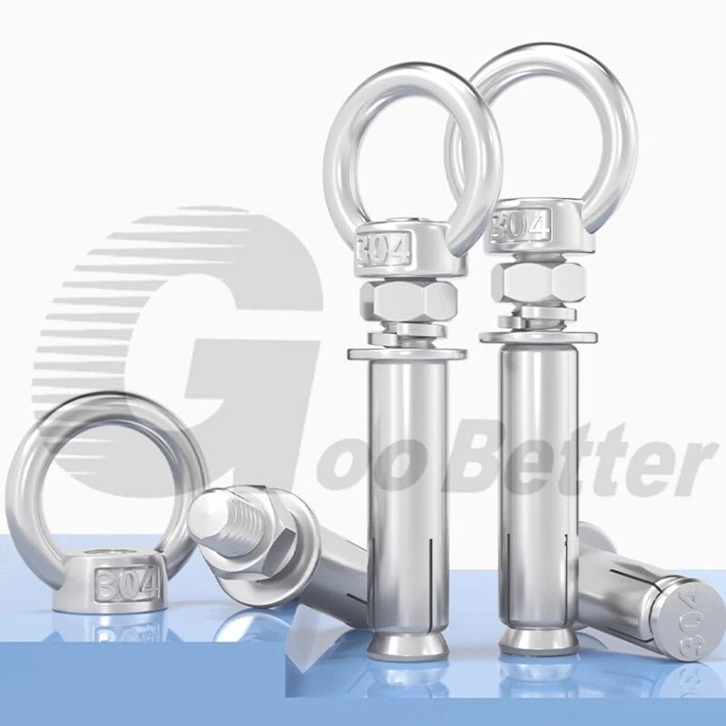 M6 - M20 Stainless Steel Closed Hook Eye Bolt Shield Anchor Expansion Bolt - HomeDIYer