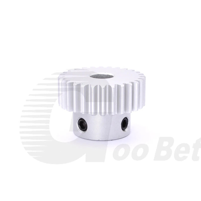 Spur Gear Module 1 Aluminium 12-60 Tooth with Hub Pinion Motor Gear Bore 4-16mm