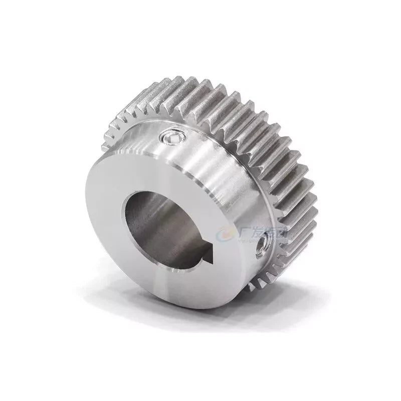 1 Module Stainless Steel Spur Gears 20-50 Teeth Pinion Motor Gear Keyway Hole