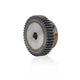 1 Mod 44-47 Teeth Spur Gear Transmission Gear With Step 45# Steel Motor Gears