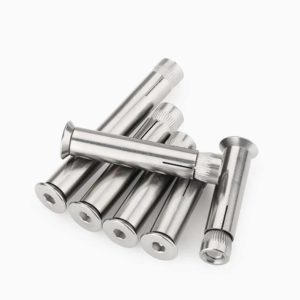 M6–M12 Countersunk Expansion Bolts | 201 Stainless Steel Hex Socket Sleeve Anchors