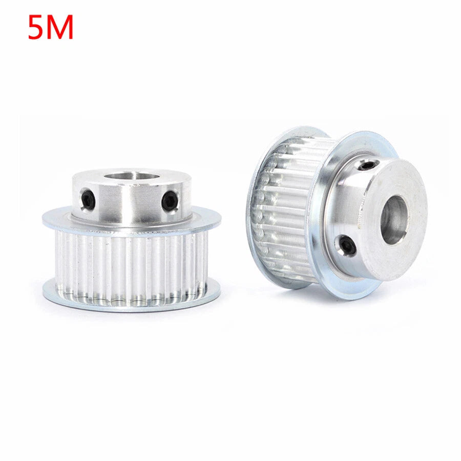 HTD-5M 10T-72T Timing Belt Pulleys Pitch 5mm With Step Width 21mm Drive Pulley