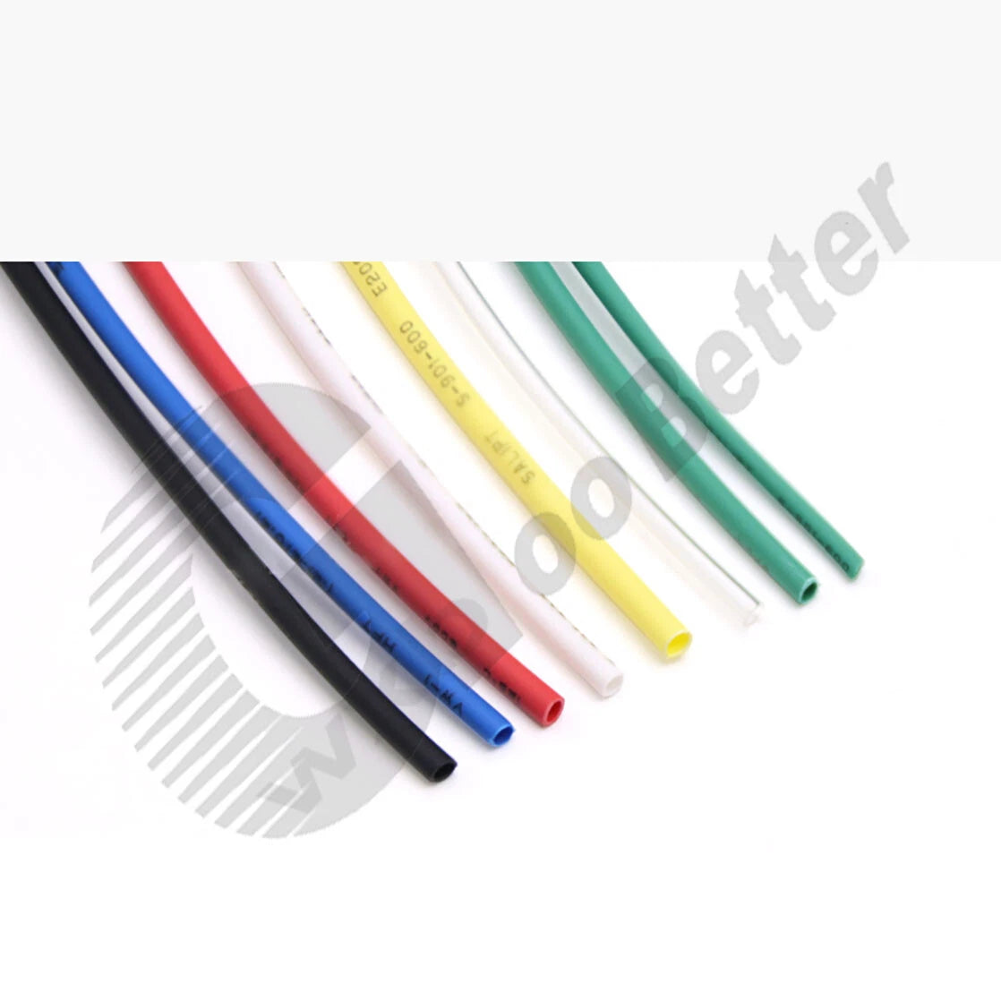 Heat Shrink Tubing 2:1 Ratio — Φ0.6mm to Φ1.5mm, 7 Colors, Polyolefin Wire Sleeving