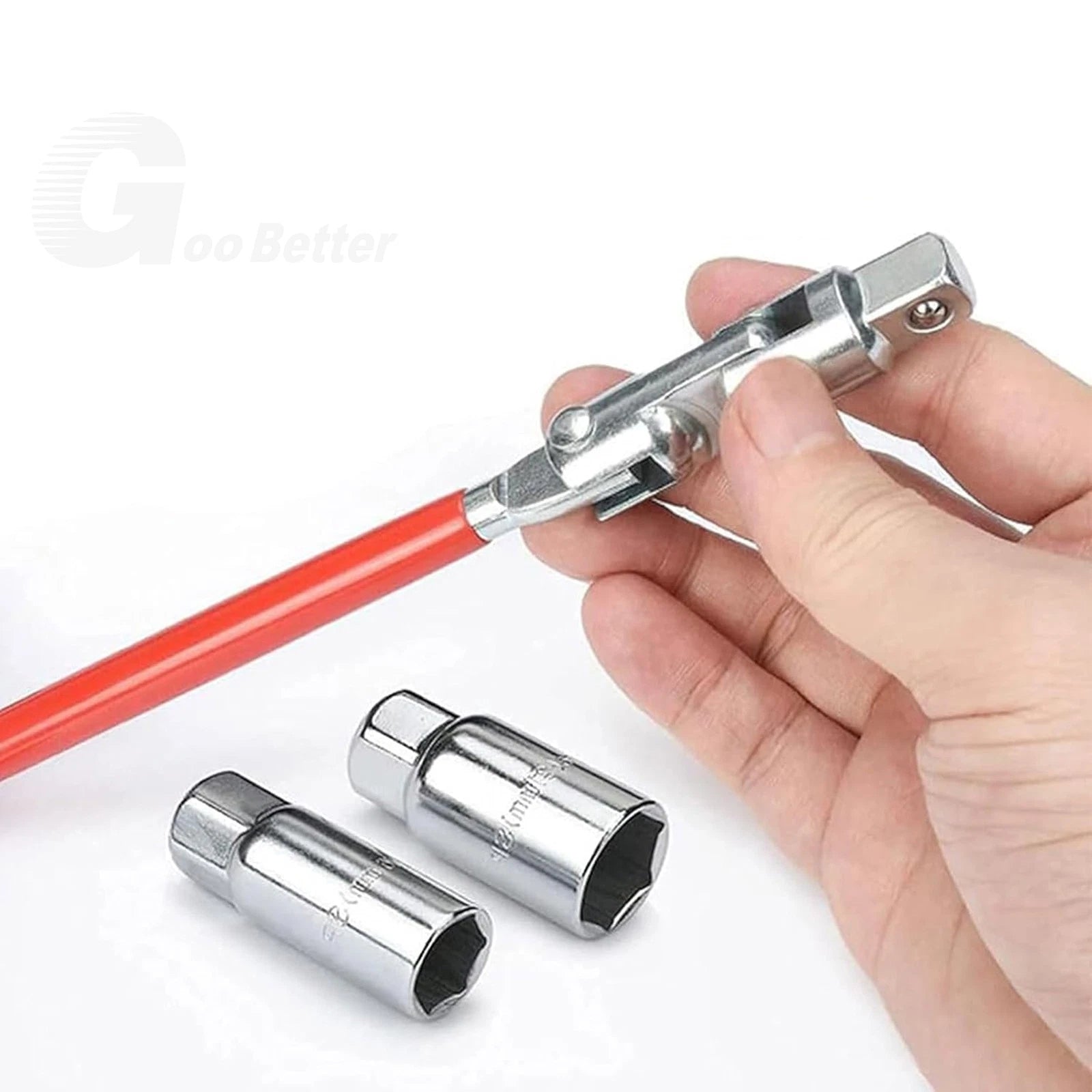 3Pc Spark Plug Socket Wrench T-Handle 5/8" & 13/16" Spark Plug Remover Installer