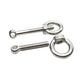 M6 M8 M10 M12 Stainless Steel A2 Lifting Eye Bolts & Eye Nuts Set