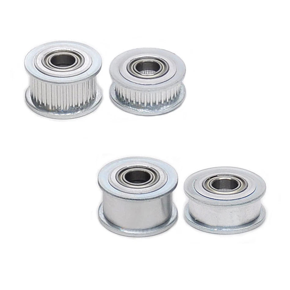 Idler Timing Pulley GT2 16T-60T Synchronous Wheel for Drive Belts Width 6mm 10mm