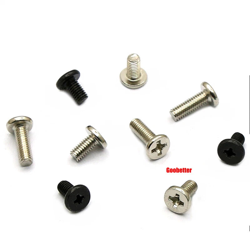 M3 Ultra Thin Wafer Flat Head Phillips Screws – Super Low Profile for Laptops & Electronics (3–6.5mm Thread Lengths)