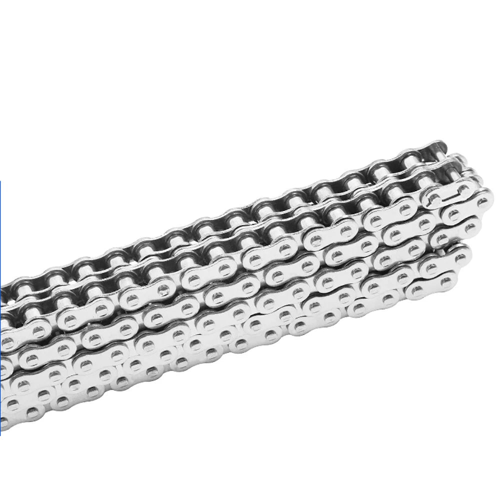 304 Stainless Double row Steel Drive Chain 1.524m 06B/08B/10A/12A-2 roller chain