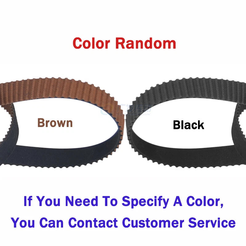 HTD 5M Rubber Timing Belt Closed Loop — 10mm & 15mm Width, 175mm–1880mm