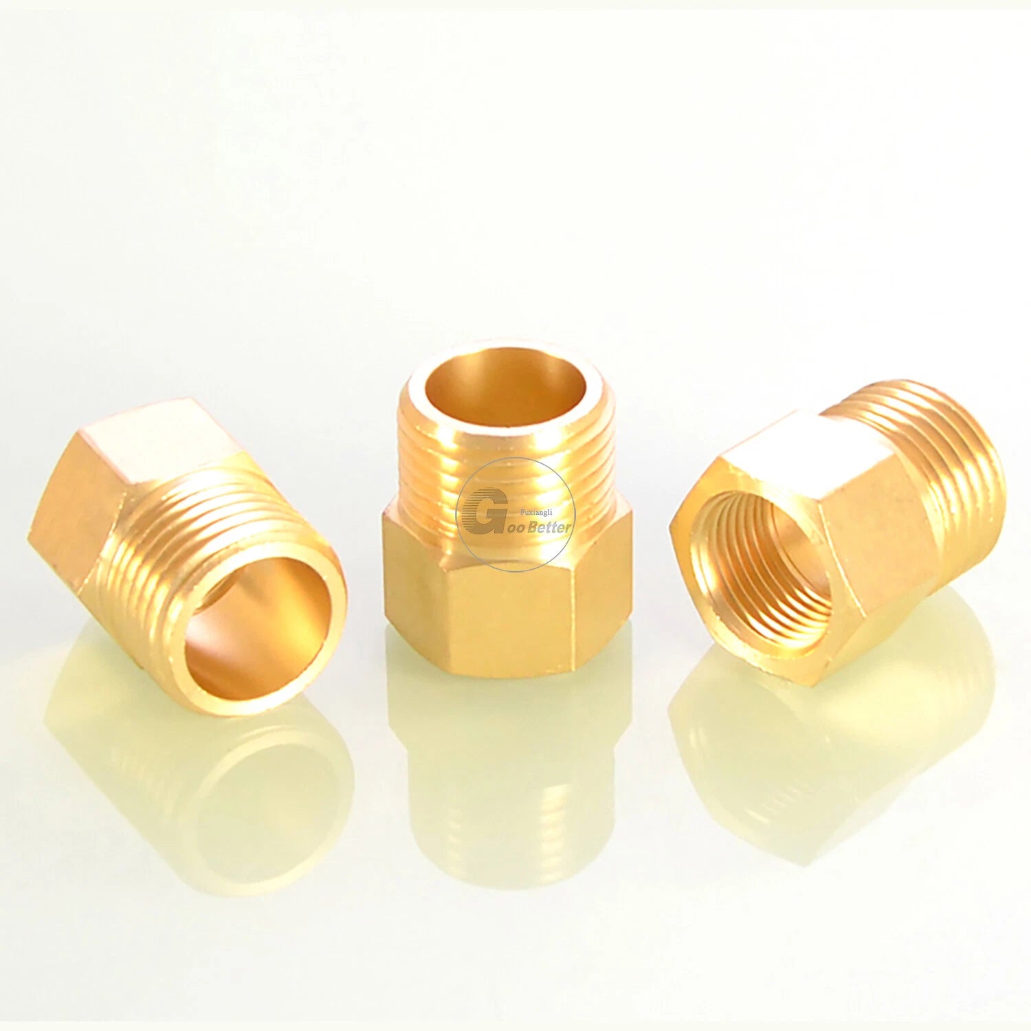 BSPT Reducing Adapter Fittings — Brass Female to Male, 1/8" to 2"