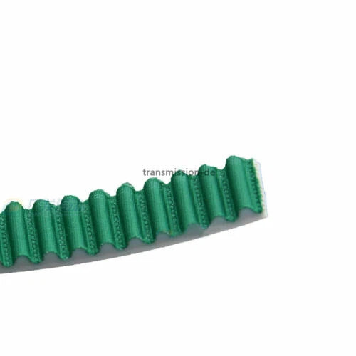 Open-End Polyurethane Timing Belt with Steel Core — 2GT / 3M / 5M / 8M / XL / MXL / T5 / T10 / L / H Profiles, Green White Black