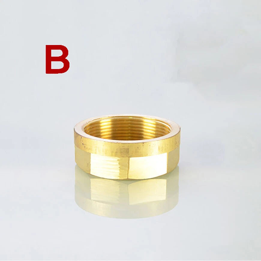 Brass Octagonal Blanking Plug — Male & Female Pipe End Cap | 1-1/4" 1-1/2" 2"