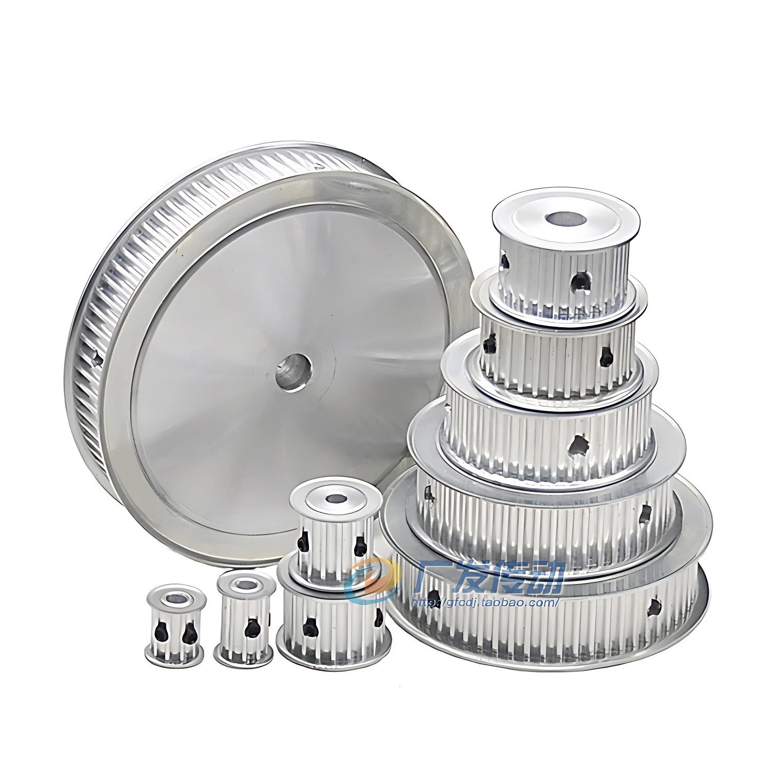 CNC 3D Printer 5M Timing Belt Pulley Gear Bore 5mm-25mm 10T-100T 15mm Belt Wide