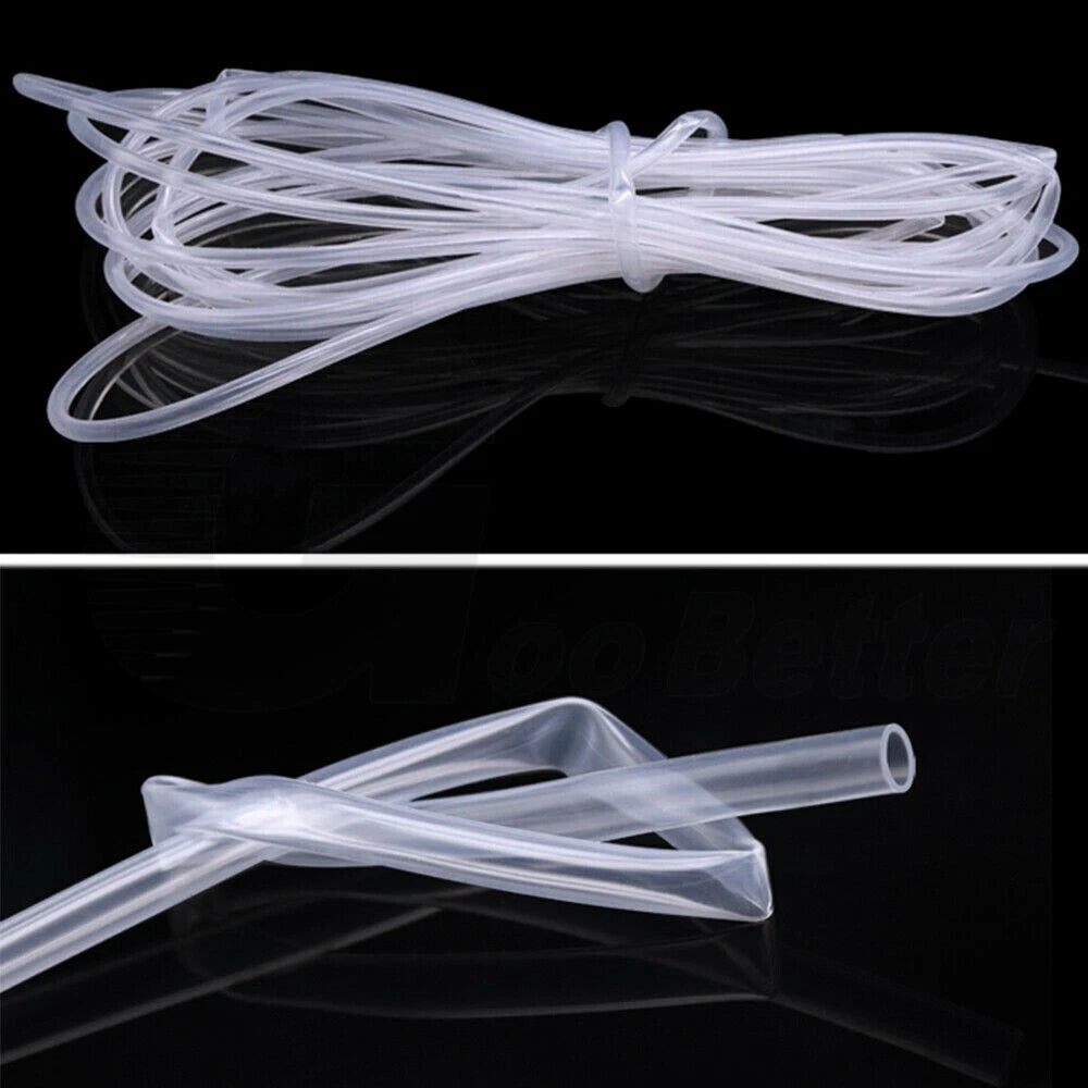 5 Meters Translucent Silicone Rubber Tubing Beer Wine Milk Hose Pipe Food Safe