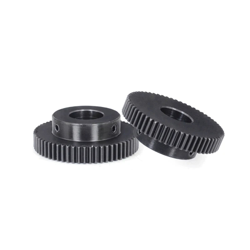 1 Module Spur Gears 45-150 Teeth 45# Steel Motor Transmission Gears Bore 6-30mm