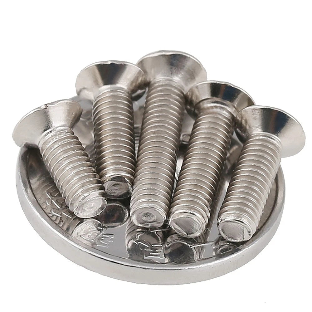 M1.4–M4 Countersunk Phillips Machine Screws – Nickel Plated, Fully Threaded (3–20mm Overall Length)