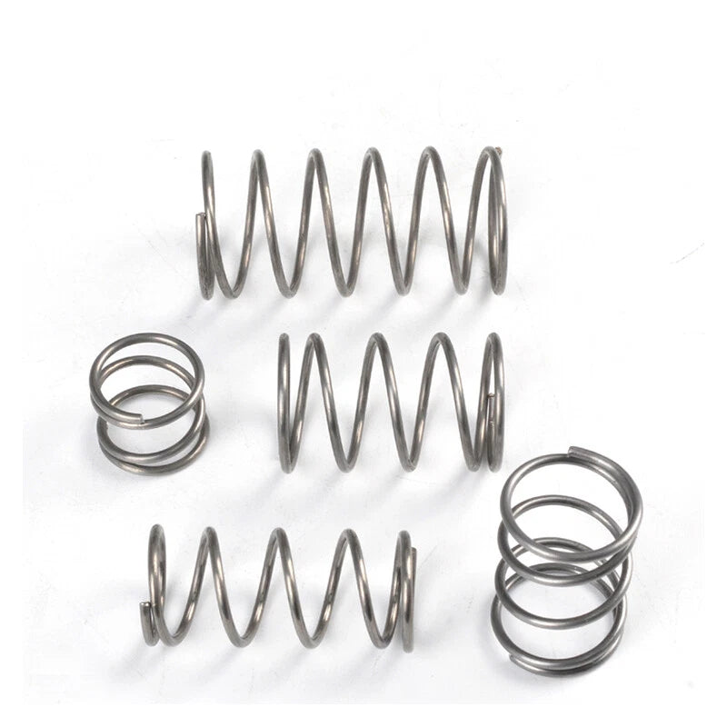 10Pcs Spring Steel Compression Pressure Springs 1.5mm Wire Diameter OD 13mm-30mm