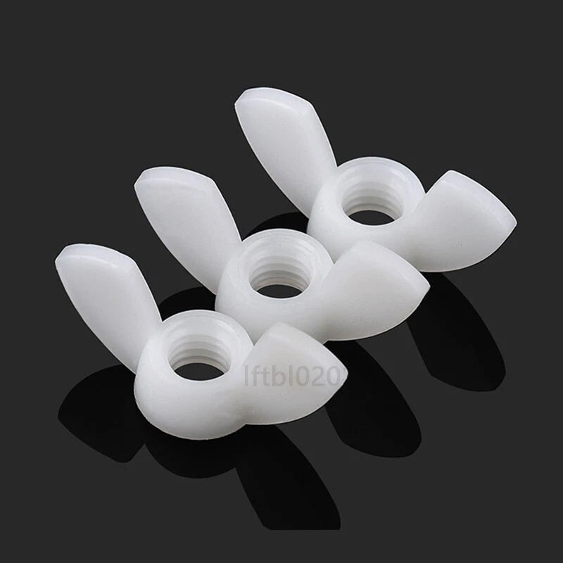 M3 M4 M5 M6 M8 M10 M12 WING BUTTERFLY NUTS TO FIT BOLTS SCREWS BZP DIN 315 NYLON