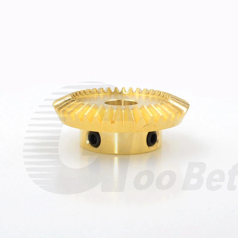 Bevel Gear Module 1 Brass 15/20/30/40 Tooth 90° 1:2 Pairing Miter Gear Precision