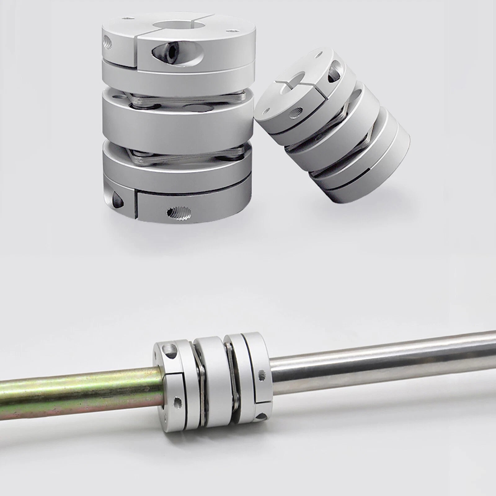 Servomotor Flexible Shaft Couplings Precision D34 Double Diaphragm CNC Coupler