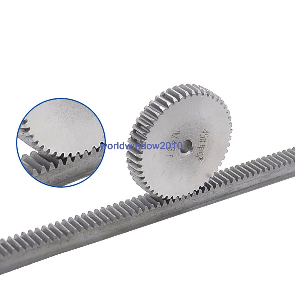 45# Steel Spur Gear 1M12T-1M100T Metal Mod 1 Pinion Gear 12-100 Tooth Moter Gear