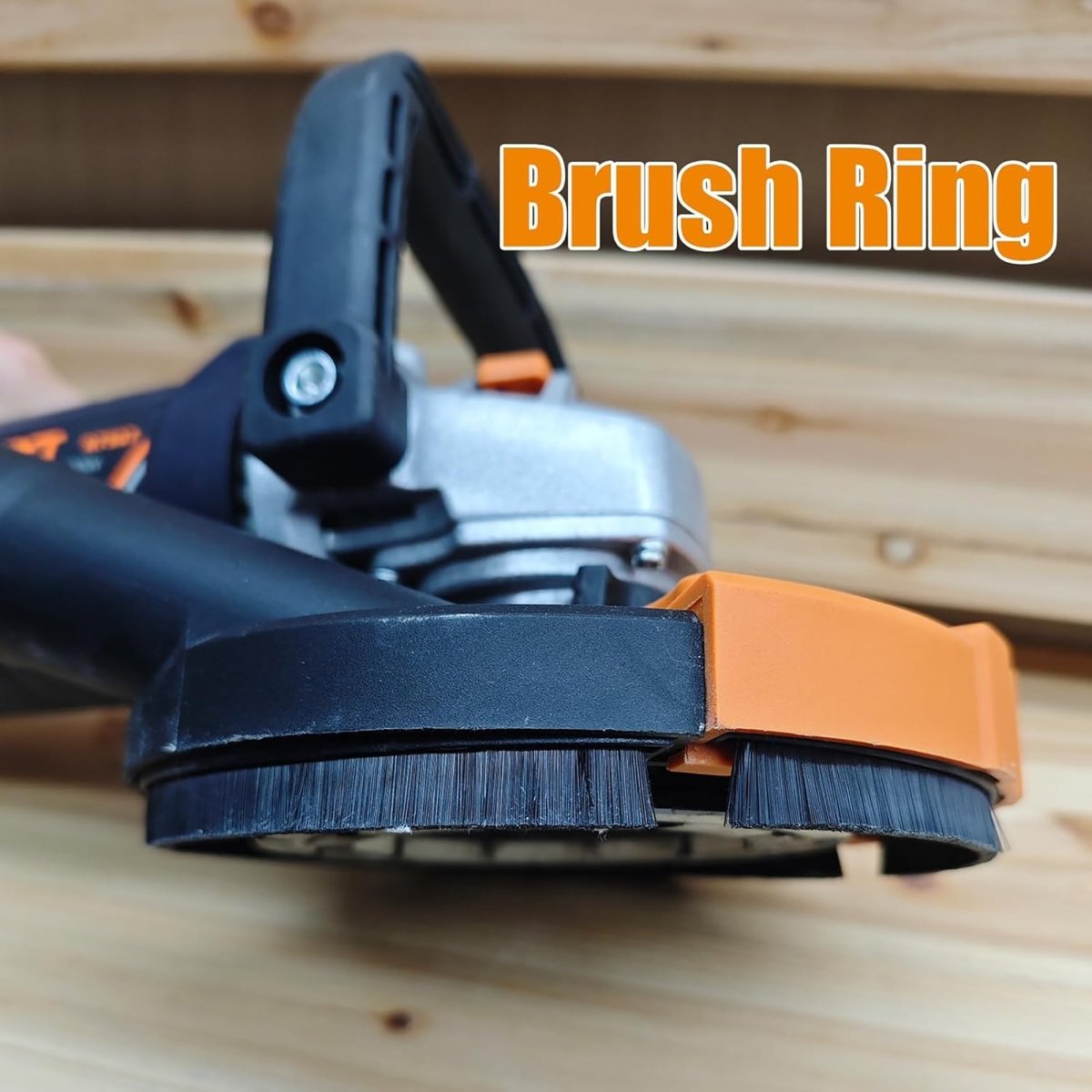 5 Inch Concrete Surfacing Grinder, 1500W 14A Motor, 7 Adjustable Speed Angle Grinder Kit with Diamond Disc, Removable Guard, Concrete Sander for Polishing and Grinder Stone Cement Marble Granite - HomeDIYer