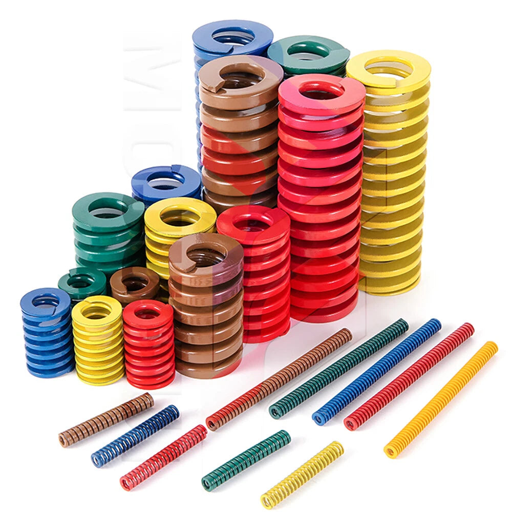 Heavy Load Duty Compression Die Spring ISO - 35-50mm Diameter & Up To 300mm Long
