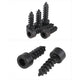 Hex Socket Cap Head Self Tapping Screws – Grade 8.8 Steel, M2–M6, Black Oxide