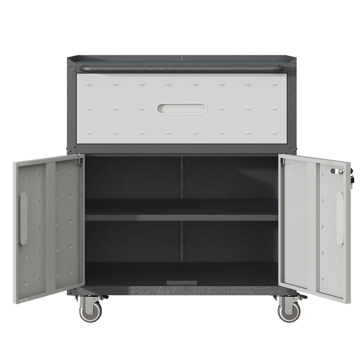 Heavy - Duty Tool Cabinet | Mobile Garage Storage System - HomeDIYer