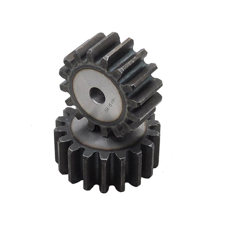 Spur Gears Pinion Gear 5 Mod Transmission Gear 10~46 Teeth 45# Steel Flat Gear