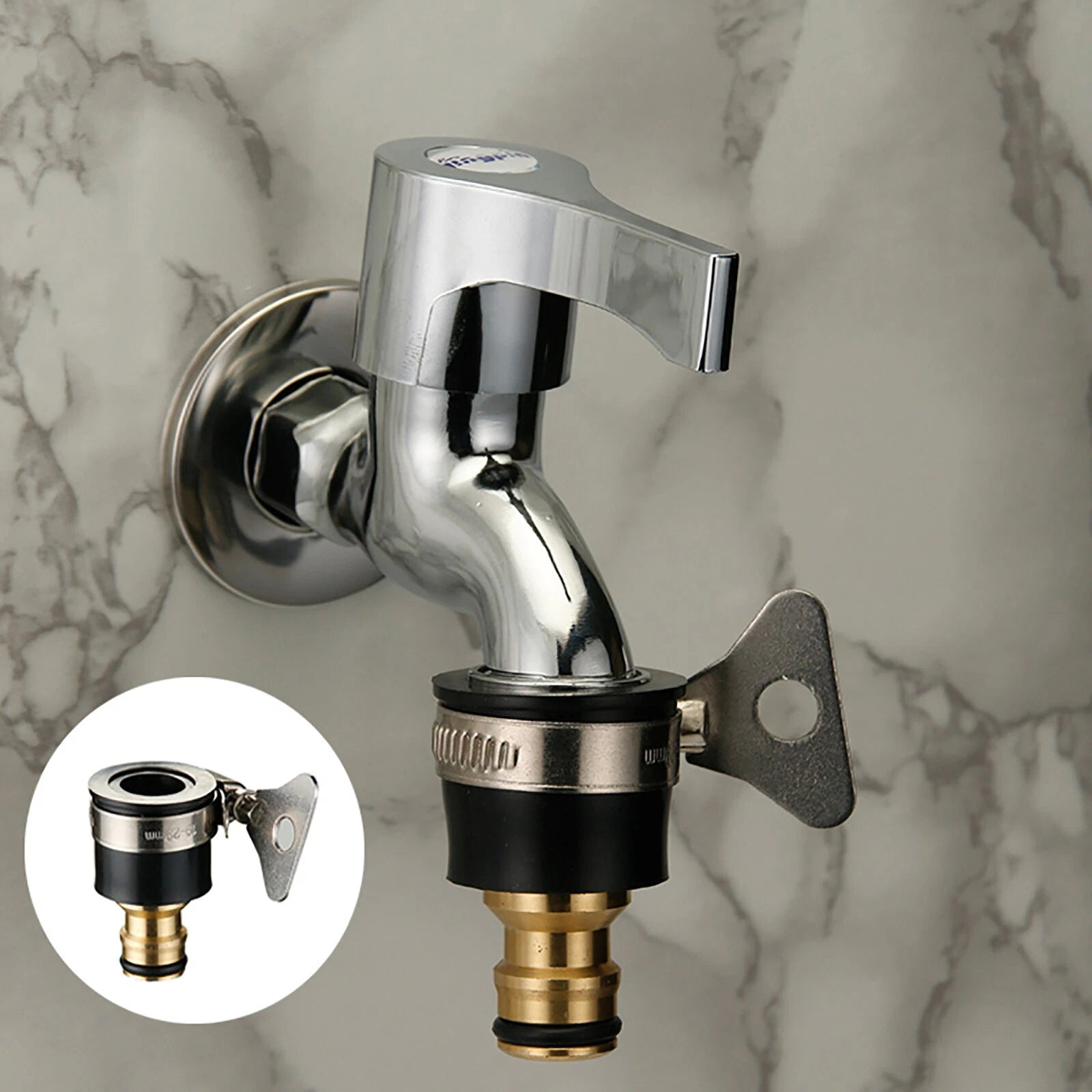 Garden Kitchen Water Faucet Adapter Tap Connector Universal Hose Pipe Fitting