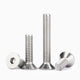 Countersunk Hex Socket Screws – A2 Stainless Steel, M2 to M16, DIN 7991, Fully Threaded