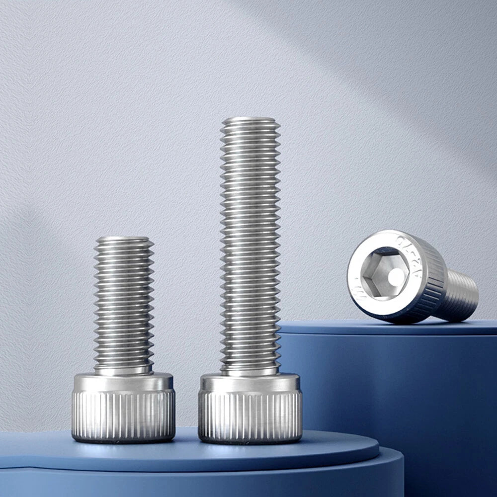 Socket Head Cap Screws Allen Hex Drive 304 Stainless Steel M2-M14
