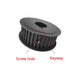 HTD-8M 12-40T Timing Belt Pulley CNC Drive Wheel Wide 27mm With Keyway 45# Steel