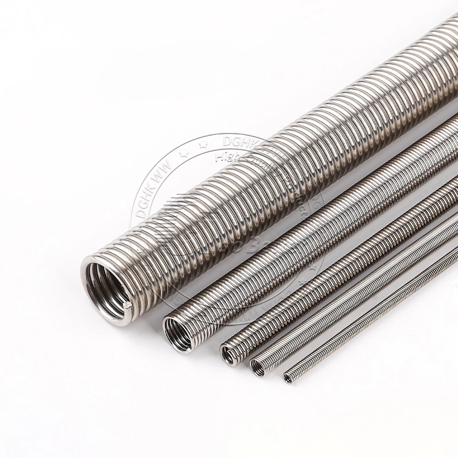 Wire Dia 0.3-2.2mm ,OD 2-20mm Compression Spring A2 Stainless Steel 1000-2000mm
