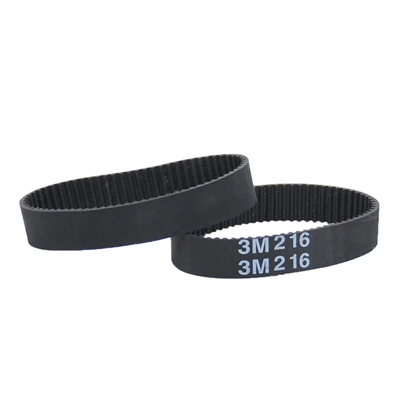 S3M Timing Belt — 3mm Pitch, 10mm Width, Closed Loop, Black Rubber (123mm–1500mm)