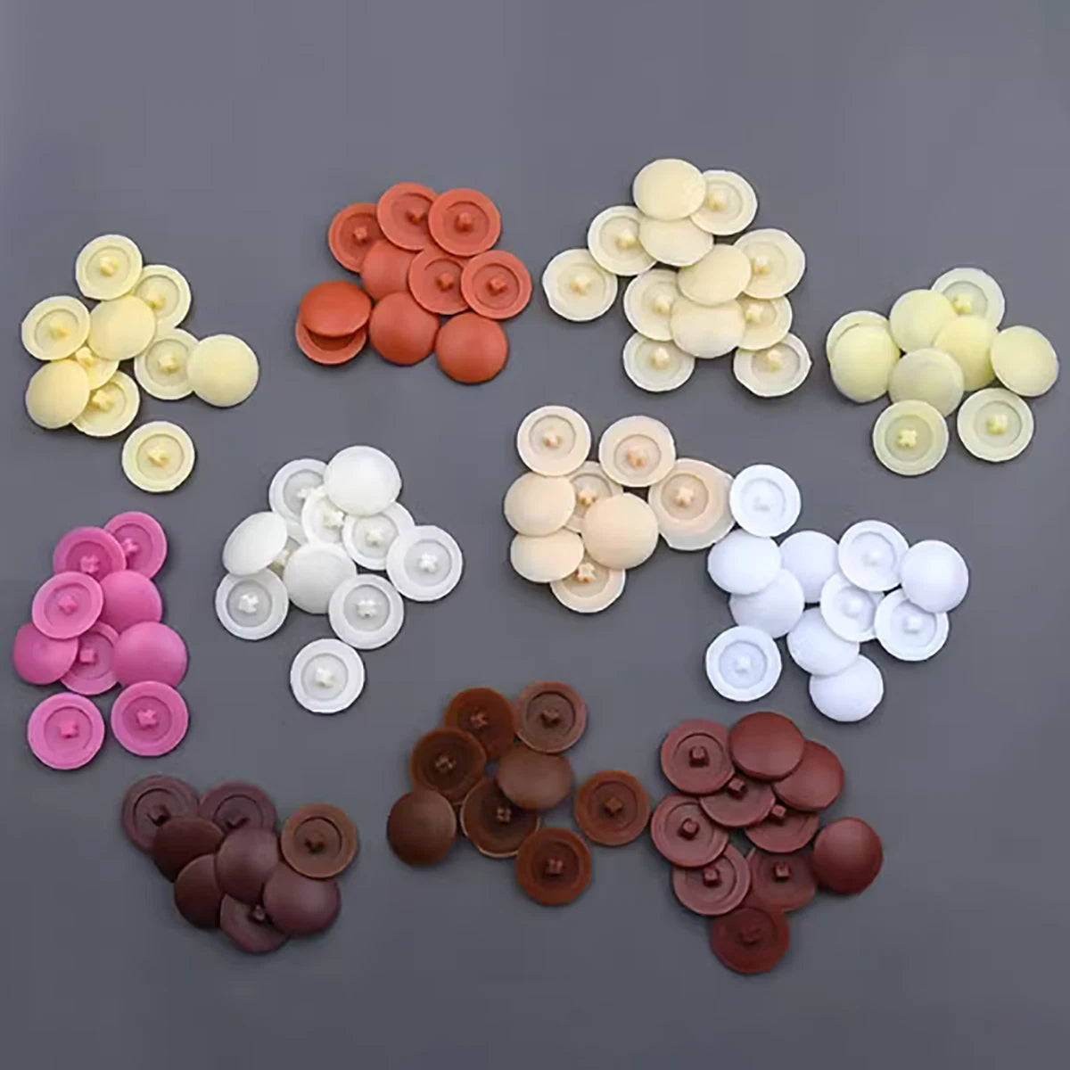 Plastic Screw Cover Caps – Snap‑On for 7‑8mm Phillips Flat Head Screws (19 Colors, Decorative)