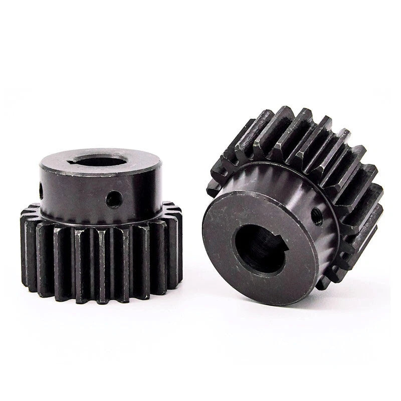 1 Mod Spur Gear 45# Steel Transmission Gear Teeth 40T~55T With Step Motor Gear