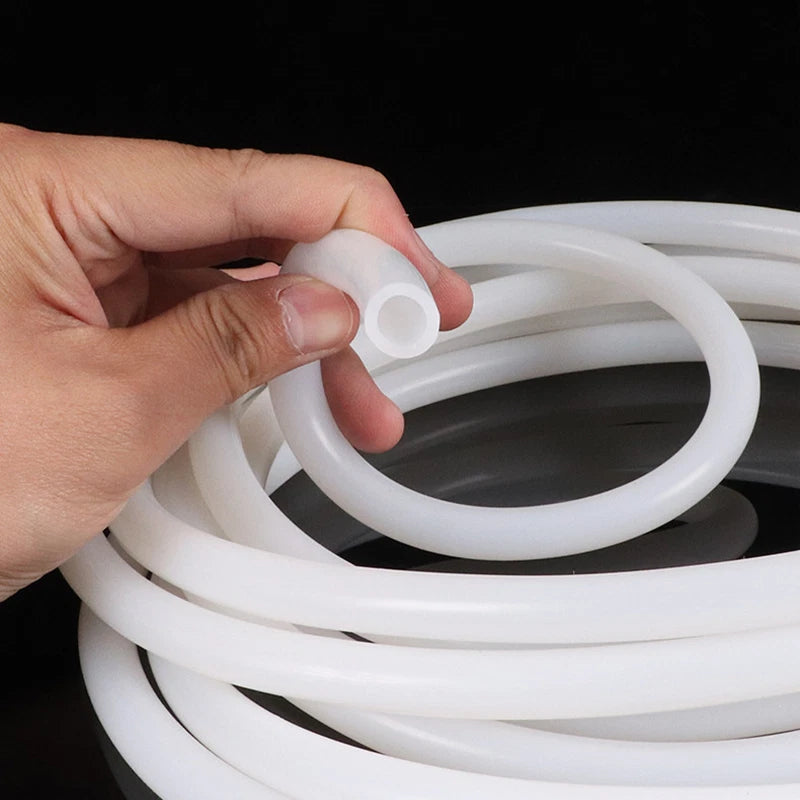 White Transparent Silicone Tubing Silicone Rubber Hose Pipe Food Grade I.D6-38mm