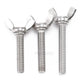 AN 265 Butterfly Wing Screws M10 M12 — Thumb Bolts in 304/201 Stainless Steel & Zinc