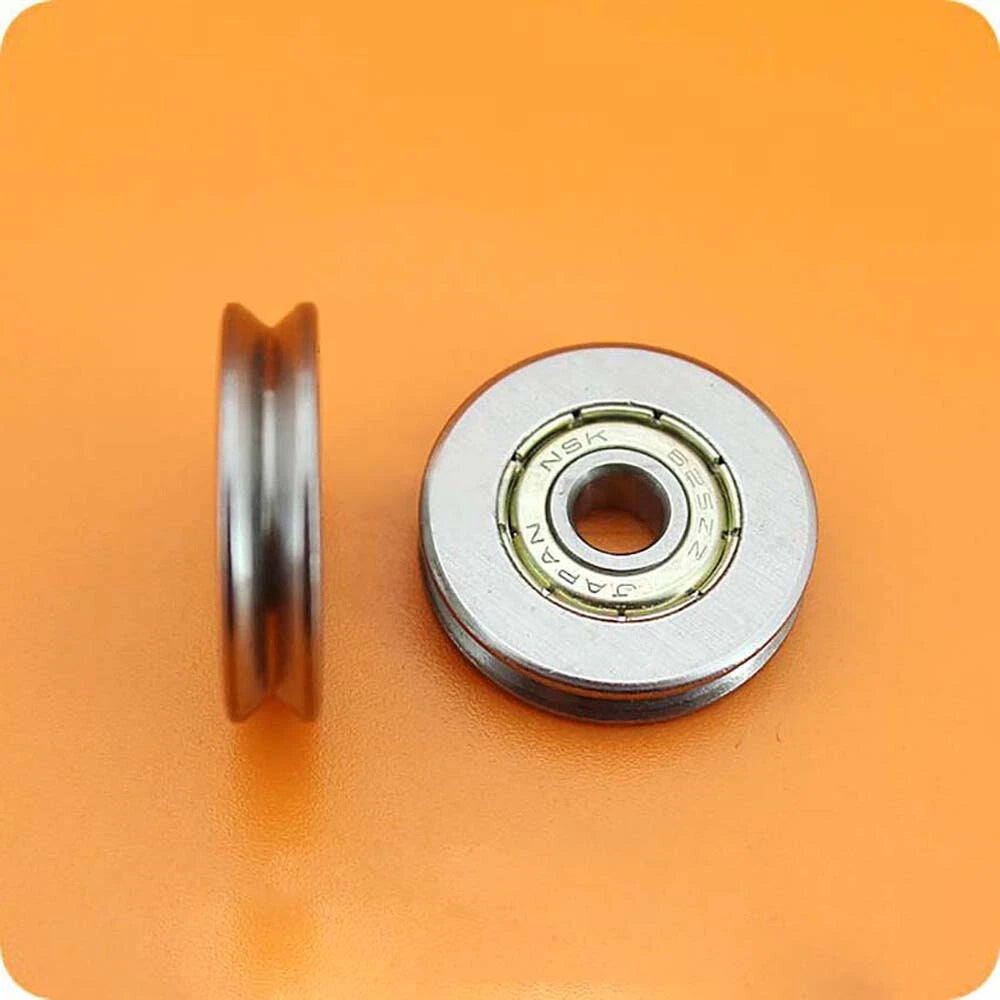 V Groove Metal Seal Guide Pulley Rail Ball Bearing V625ZZ 5x22x5mm Bearing Wheel