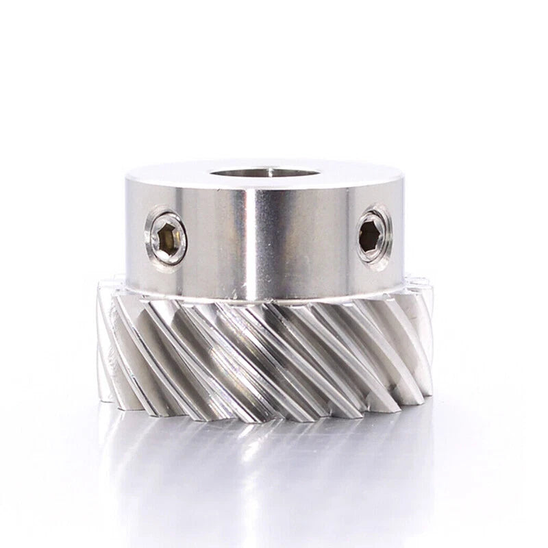 Module 1 1.5 Helical Gear 304 Stainless Steel 45° Left-hand 13/15/20T Teeth