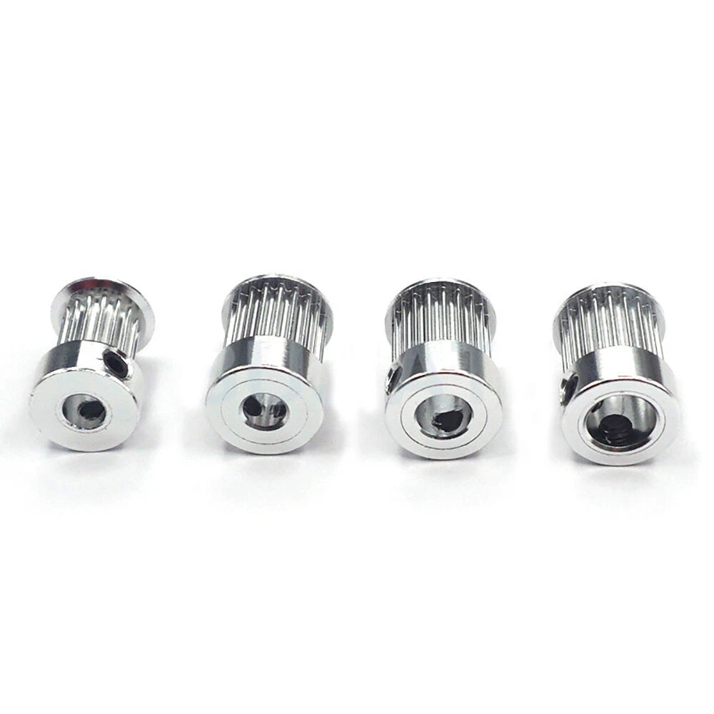 GT2 10mm Timng Belt Smooth Tooth Idler Drive Pulley 16T/20T Bore 3 5 6 6.35 8mm