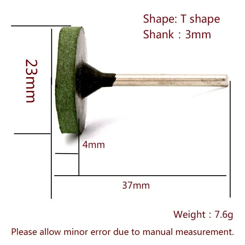 Rubber Mounted Point Grinding Head 2.35/3mm Shank Assorted Special for Mould Finish Polish Grinder Dremel Rotary Tools - HomeDIYer
