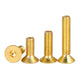 Solid Brass Hex Socket Countersunk Machine Screws – M3 to M12, Allen Drive, Flat Head (8–50mm)