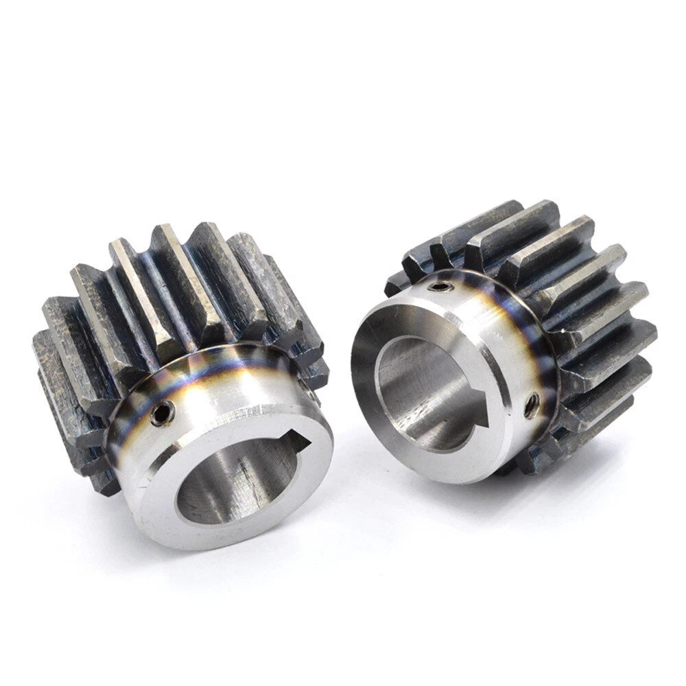 3 Mod 14-30Tooth Spur Gears pitch 9.42mm 45# Steel With Keyway Pinion Motor Gear