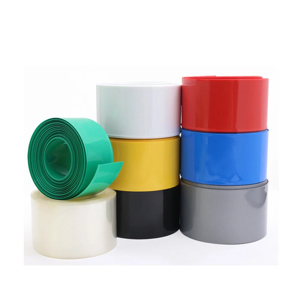PVC Heat Shrink Tubing 91mm–170mm for Battery Pack Wrapping | 1 Meter - HomeDIYer
