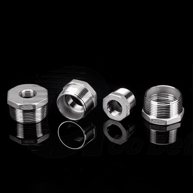 Reducing Bush BSPT Male Female Thread Pipe Fitting – Stainless Steel 304 (A2)